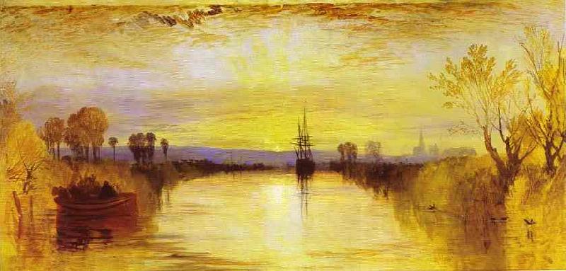 J.M.W. Turner Chichester Canal oil painting picture